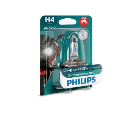 Lámpara PHILIPS X-tremeVision Moto H4 12V 60 / 55W - 1 ud