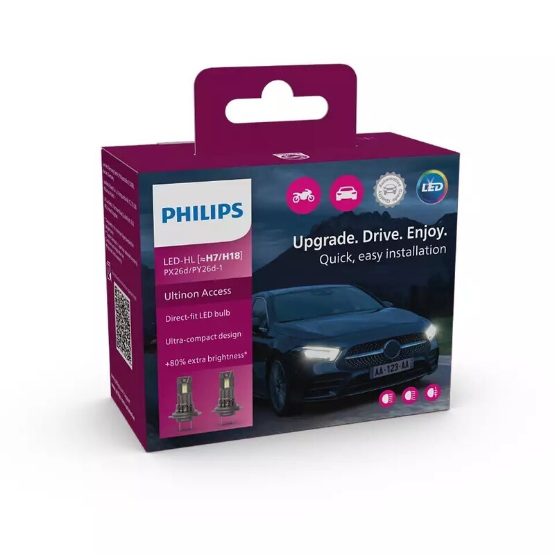 Lámpara PHILIPS H7 Ultinon Access 12V / 16W
