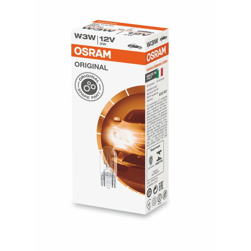 Lámpara OSRAM 2821 - W3W 12V 3W - 10 uds