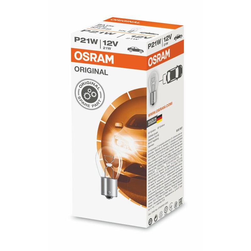 Lámpara OSRAM 7506 - P21W 12V 21W - 10 uds