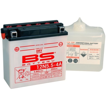Batería BS BATTERY 12N5.5-4A