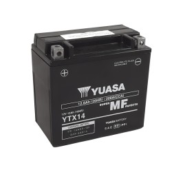 Batería YUASA W/C activada de fábrica sin mantenimiento -  YTX14 (FA)