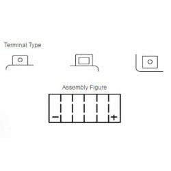 Batería YUASA YTX24HL-BS Combipack (con electrolito) 2