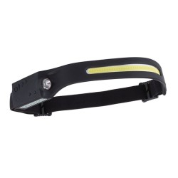 Linterna frontal LED COB DRAPER recargable 2 en 1 con sensor de ondas - 3 W