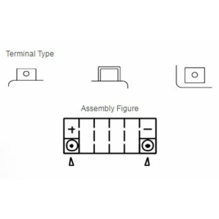 Yuasa battery YTZ12S Wet Charged (cargada y activada)