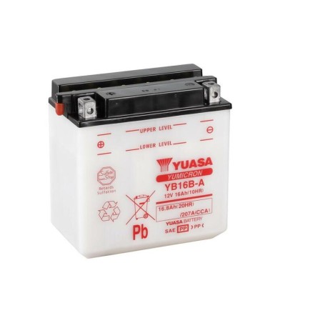 Batería YUASA YB16B-A Dry charged (sin electrolito)