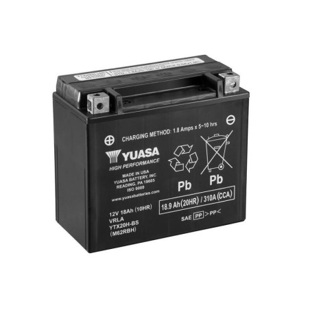 Batería YUASA YTX20H-BS Combipack (con electrolito)