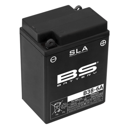 Batería BS BATTERY SLA sin mantenimiento activada de fábrica - B38-6A