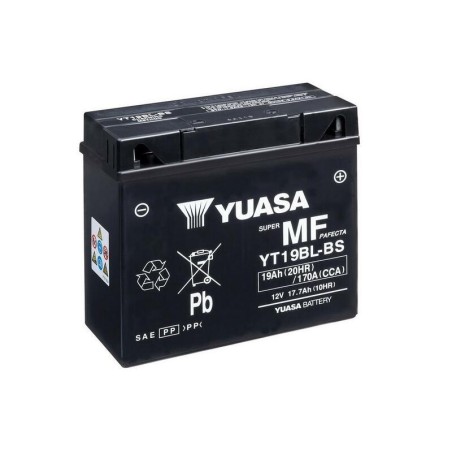Batería YUASA YT19BL-BS Combipack (con electrolito)