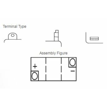 Batería YUASA B49-6 convencional