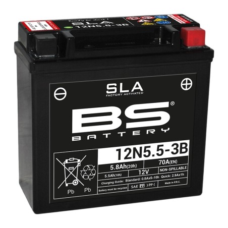 Batería BS BATTERY SLA 12N5.5-3B (FA)