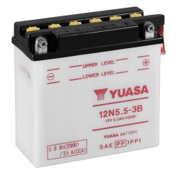 Batería YUASA 12N5.5-3B Combipack (con electrolito)