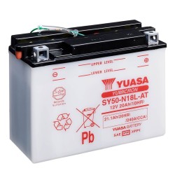Batería YUASA SY50-N18L-AT Combipack (con electrolito)