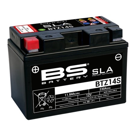 Batería BS BATTERY SLA BTZ14S (FA)