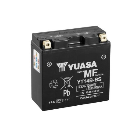Batería YUASA YT14B-BS Combipack (con electrolito)