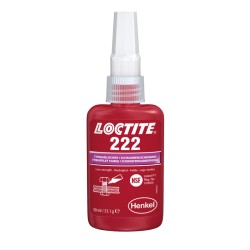 Fijador de roscas de baja resistencia LOCTITE 222 50ML