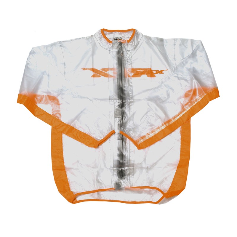 Chaqueta impermeable RFX Sport (transparente/naranja), talla adulto 3XL