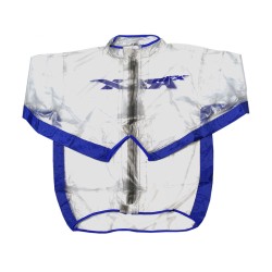 Chaqueta impermeable RFX Sport (transparente/azul), talla adulto L