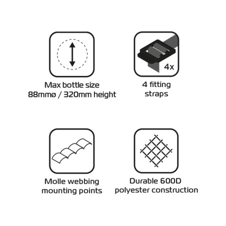 Portabidón OXFORD Bottle Stash