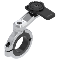 Soporte de smartphone para manillar QUAD LOCK Pro Chrome - Largo para manillares FATBAR / Special CUSTOM