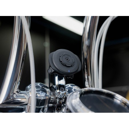 Soporte de smartphone para manillar QUAD LOCK Pro Chrome - Largo para manillares FATBAR / Special CUSTOM