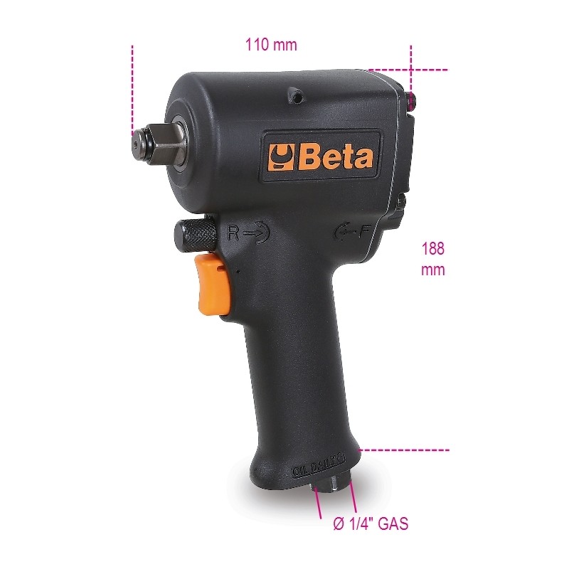 Pistola de impacto compacta BETA 1/2'' 770 Nm