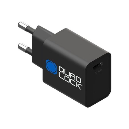 Adaptador de corriente QUAD LOCK 30W tipo C USB estándar UE