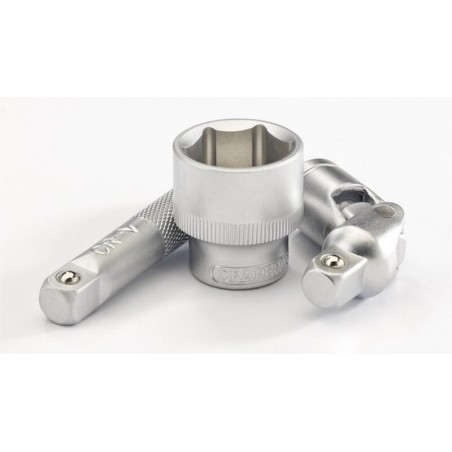 Juego de vasos métricos de 3/8" cuadrado DRAPER - 18 piezas