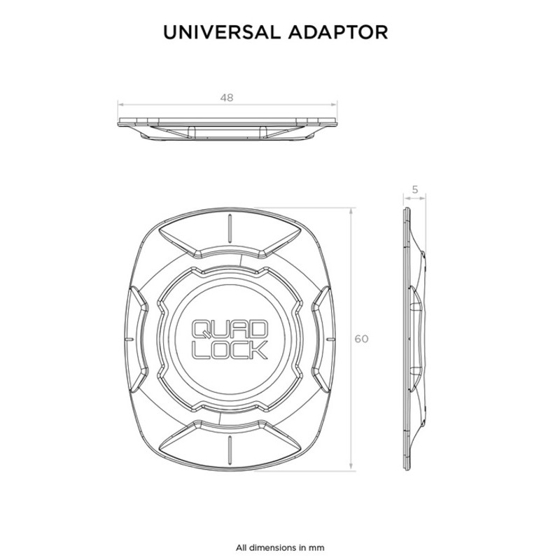 Adaptador universal QUAD LOCK