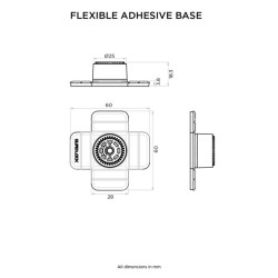 Base adhesiva flexible QUAD LOCK 360 2