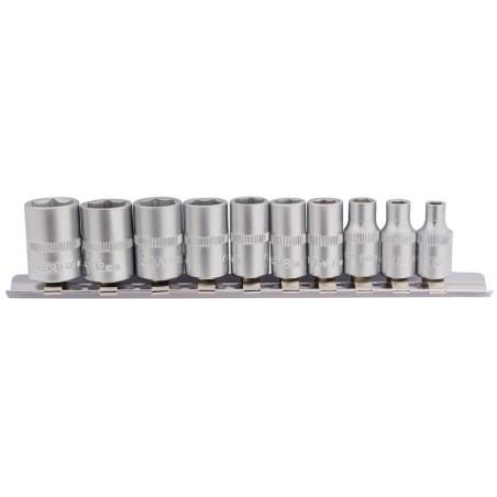 Juego de 10 vasos DRAPER de 1/4 de 4 a 13 mm