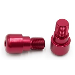 Juego contrapesos manillar V PARTS YAMAHA R6 rojo