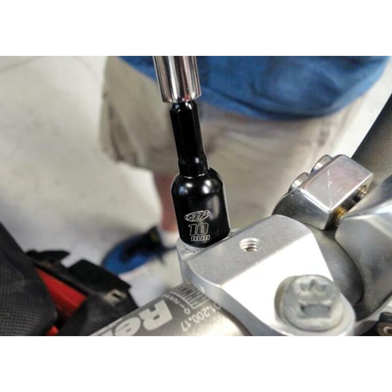 Juego de 9 vasos  magnético 1/4'' MOTION PRO