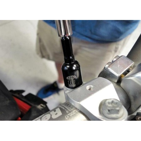 Juego de 9 vasos  magnético 1/4'' MOTION PRO