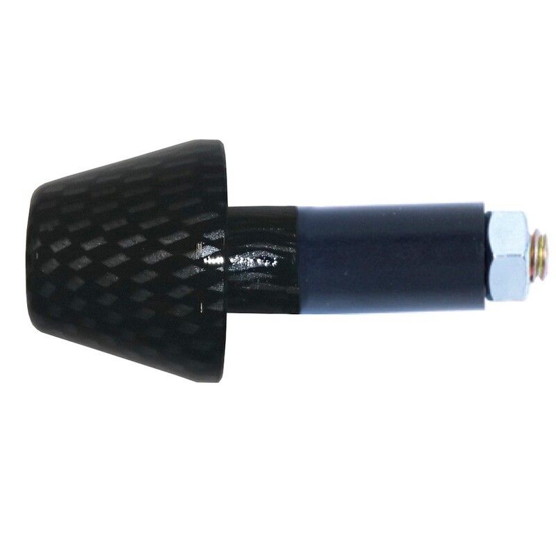 Juego contrapesos manillar V PARTS cónicos aluminio 13.5mm carbono