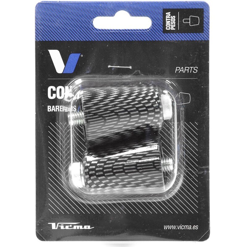 Juego contrapesos manillar V PARTS aluminio carbono