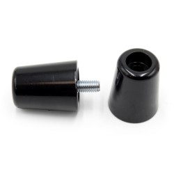 Juego contrapesos manillar V PARTS aluminio KAWASAKI negro