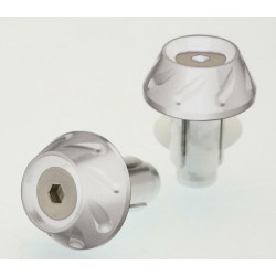 Punteras de manillar BIHR Ø14-17mm Plata