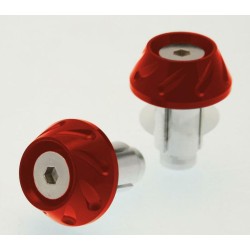 Punteras de manillar BIHR Ø14-17mm Rojo