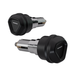 HIGHSIDER Ventura-LS Handle Bar Ends, Black, Pair