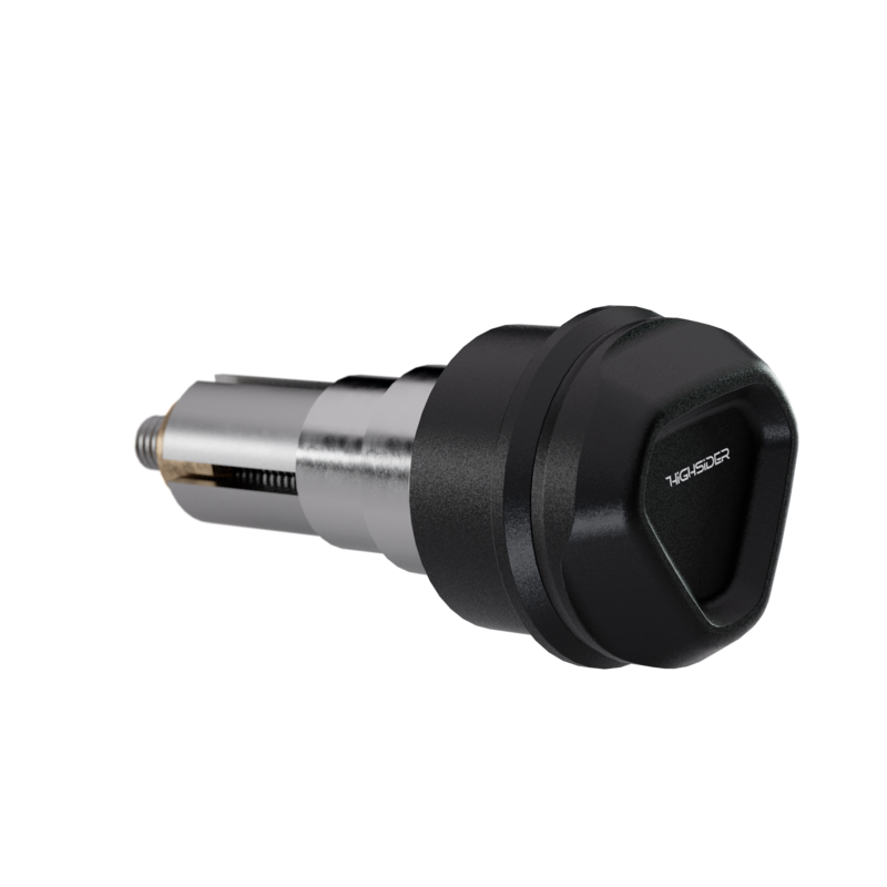 HIGHSIDER Ventura-LS Handle Bar Ends, Black, Pair