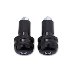 HIGHSIDER smart Bar End Weights, black, knurled, for steel handlebars 2