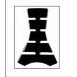 Protector de depósito grande V PARTS negro