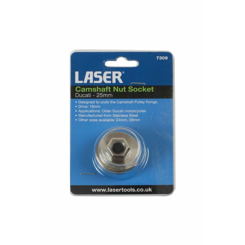 Vaso para tuercas de árbol de levas Ducati 25mm