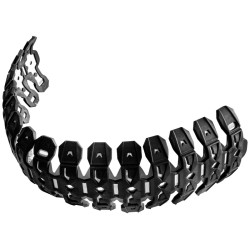 Protector de escape Polisport Armadillo Negro 2