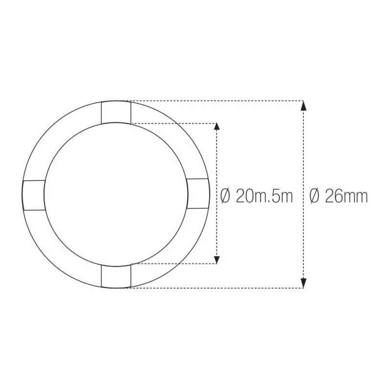 Vaso almenado cilíndrica con muescas MOTION PRO Honda