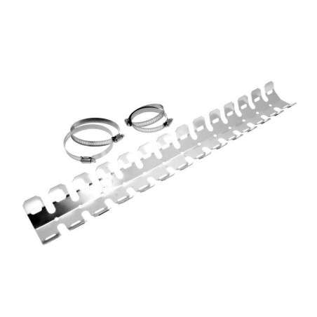 Protector de escape de aluminio  Con 4 abrazaderas