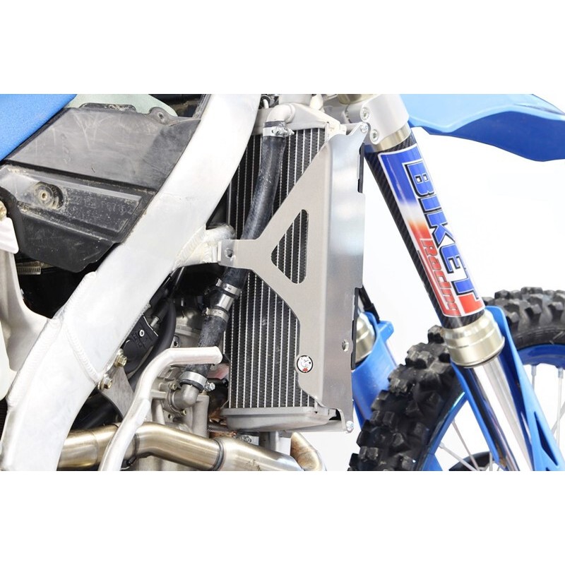 Protectores de radiador aluminio negro AXP - TM RACING