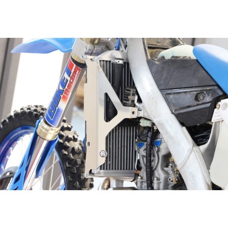 Protectores de radiador aluminio negro AXP - TM RACING