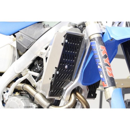 Protectores de radiador aluminio negro AXP - TM RACING